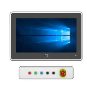 Nerūdijančio plieno operatoriaus ekranas